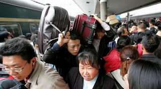 Melihat Suasana Mudik Di China [ www.BlogApaAja.com ]