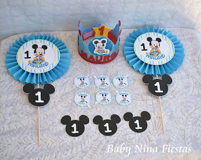 kit cumpleaños mickey baby