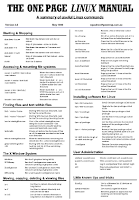 one page linux manual download