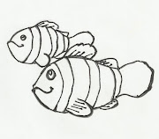 Desenho de peixe palhaço (nemo) para colorir