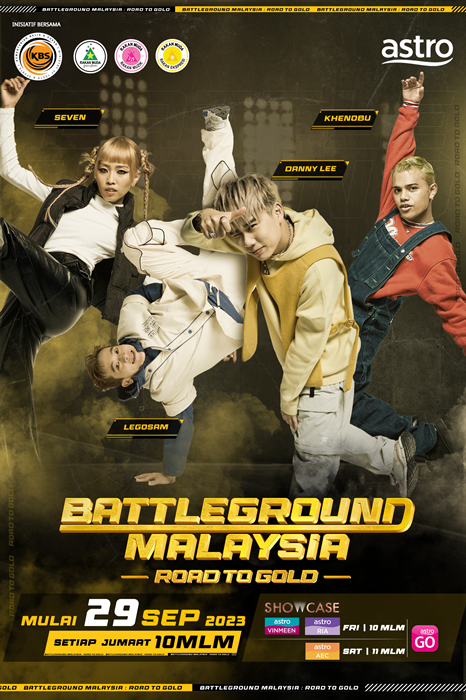 Saksikan Battleground Malaysia: Road To Gold di Astro Ria