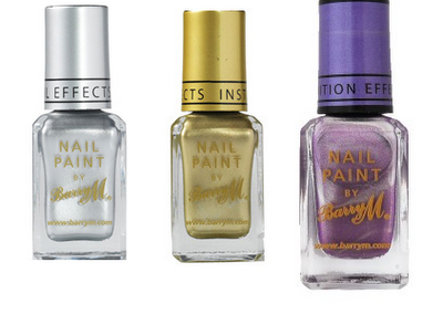 Barry M Instant Effects Silver Foil Nail Polish Varnish Paint