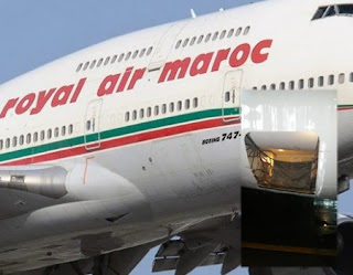 Royal Air Maroc plane, Lagos airport, FAAN