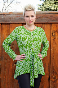 How to upcycle a dress into a high-low tunic from Craftastical!