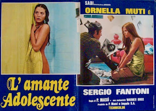 L'AMANTE ADOLESCENTE. Italia. Fotocromo: 70 x 50 cms. UNA CHICA Y UN SEÑOR. 1974. España. Dirección: Pedro Masó. Reparto: Ornella Muti, Sergio Fantoni, Eduardo Fajardo, Emilio Gutiérrez Caba, Helga Liné, Pastor Serrador, Didi Sherman, Luis Varela, Queta Claver, Antonio Mayans, Manuel Alexandre, Tony Landa.