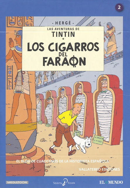 DVD Tintín. Los cigarros del faraón. Hergé