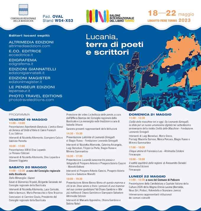 Salone del libro di Torino, il programma del Consiglio regionale