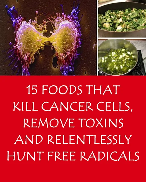 15 Foods That Kill Cancer Cells, Remove Toxins And Relentlessly Hunt Free Radicals