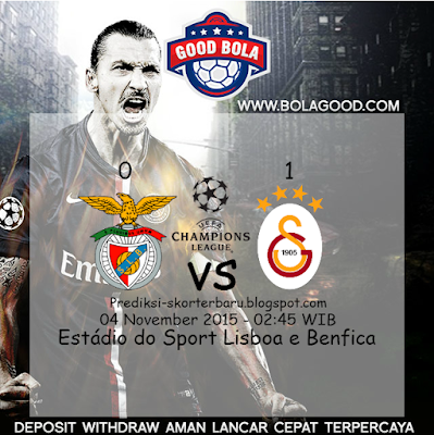 "Agen Bola - Prediksi Skor Benfica vs Galatasaray Posted By : Prediksi-skorterbaru.blogspot.com"