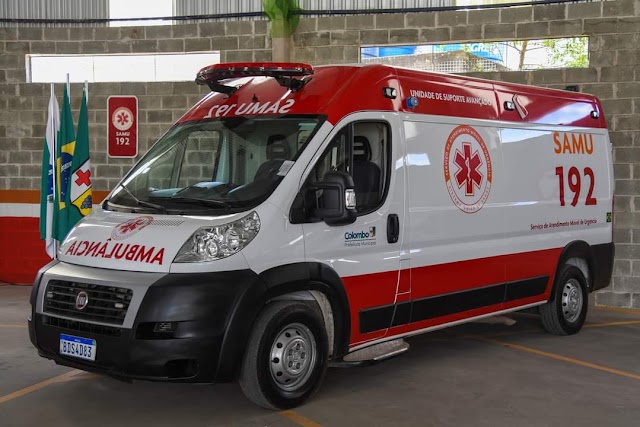 Colombo conta com médico e enfermeiro na ambulância ALFA do SAMU