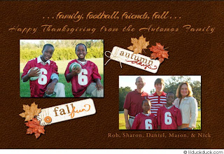 Personalized Thanksgiving Cards