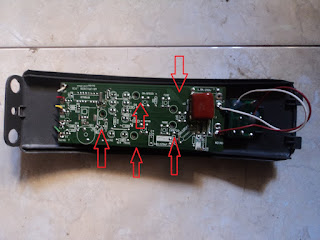 posisi baut board maspion F309RC