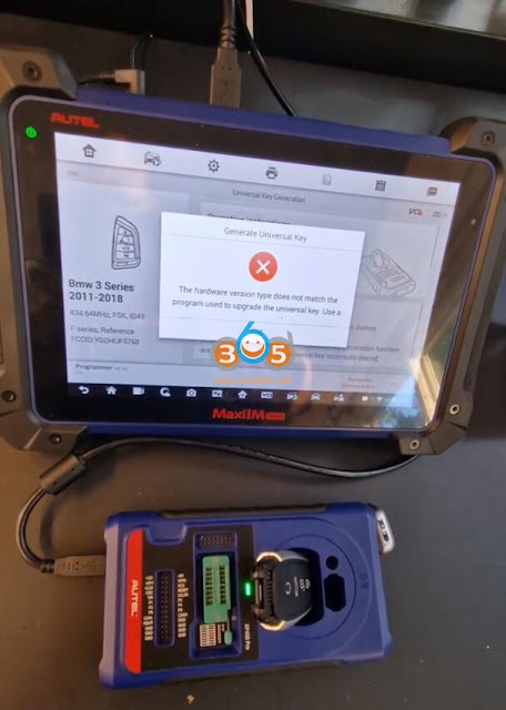 Autel Universal Key Not Working on BMW  3