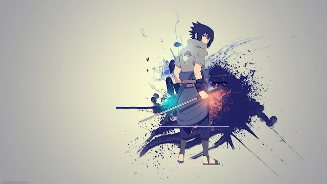 Papel de parede do Sasuke.