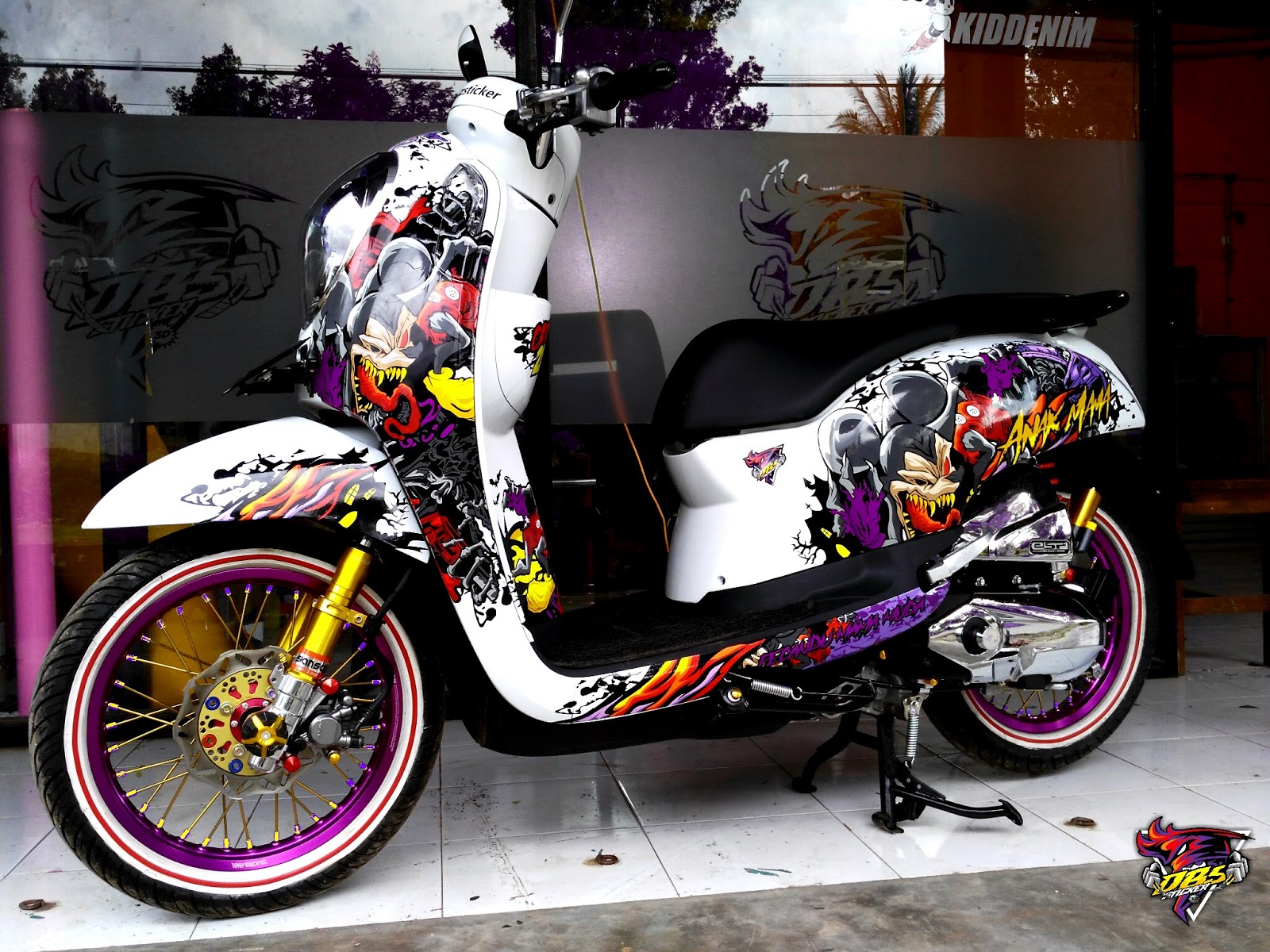 50 Modifikasi  Scoopy  2018 Warna Merah Terbaru Dan Terlengkap