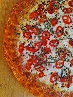 Pizza on Cutting Board