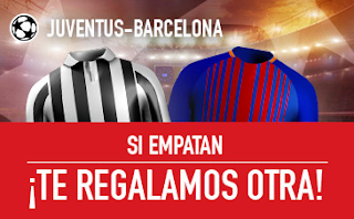 sportium promocion champions Juventus vs Barcelona 22 noviembre