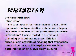 meaning of the name "KRISTIAN"