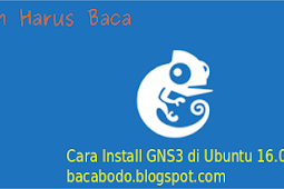 Cara Install GNS3 di Linux Ubuntu 16.04