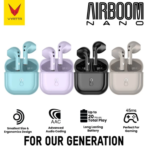 Review Vyatta Airboom Nano Earphone Wireless