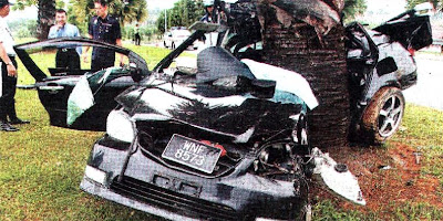 Car Tree Crash