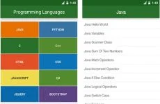Programming Languages: app para aprender a programar en Python, Java, Javascript, JQuery, Bottstrap y otros lenguajes (Android)