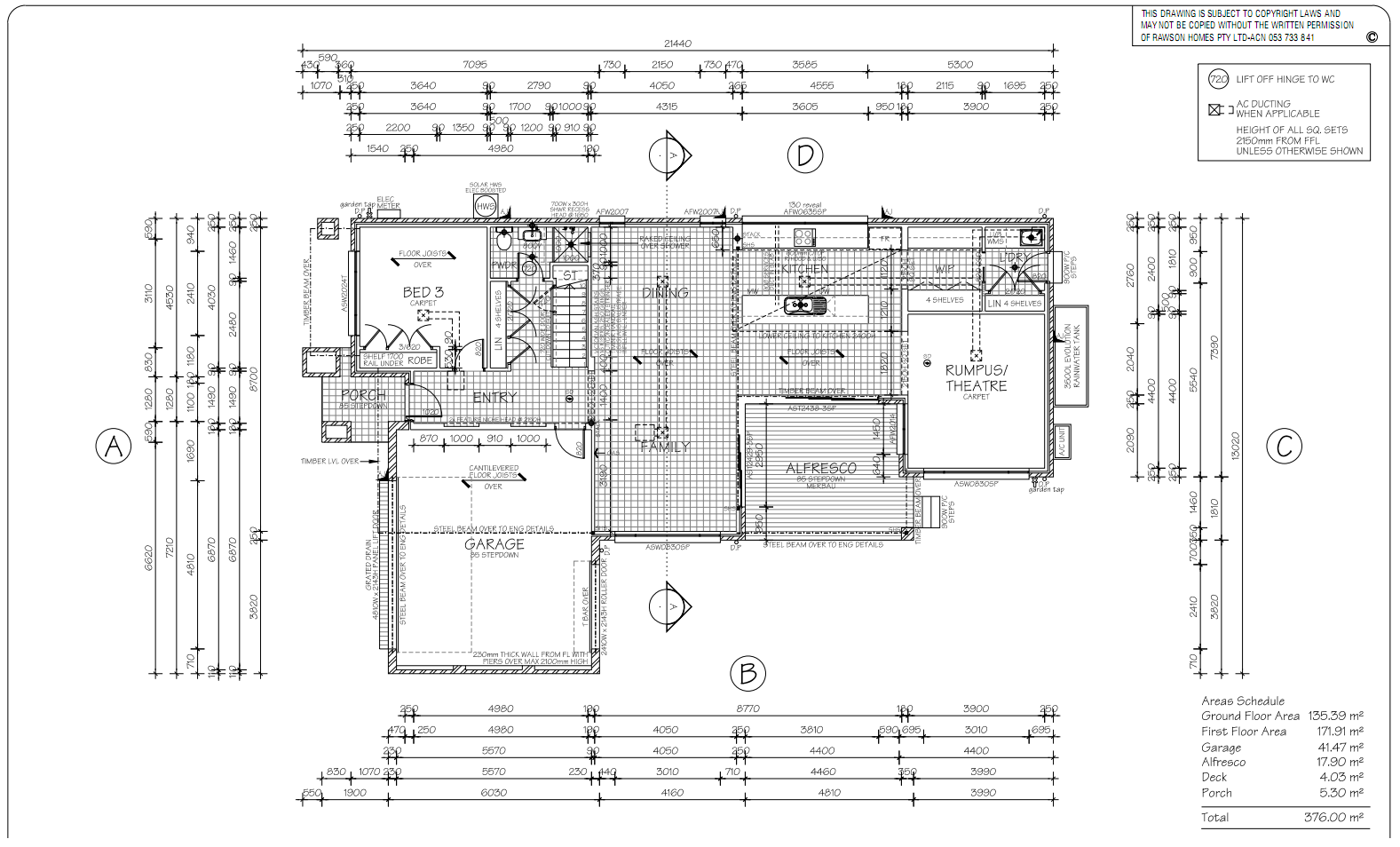 Seaview 39 with Rawson Homes Modified Floor Plans 