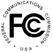 FCC logo: USA Federal Communication Commission