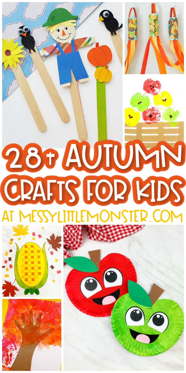 Fun and easy autumn crafts for kids.