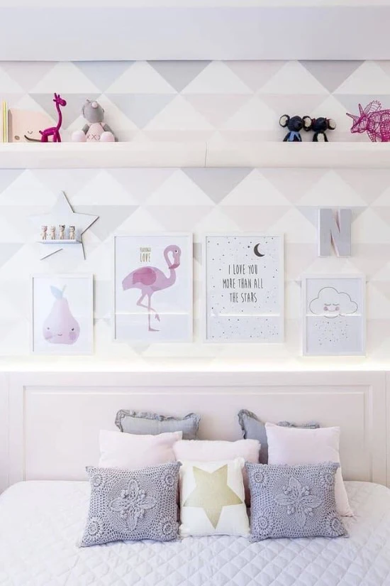 dekorasi kamar anak warna pink pastel