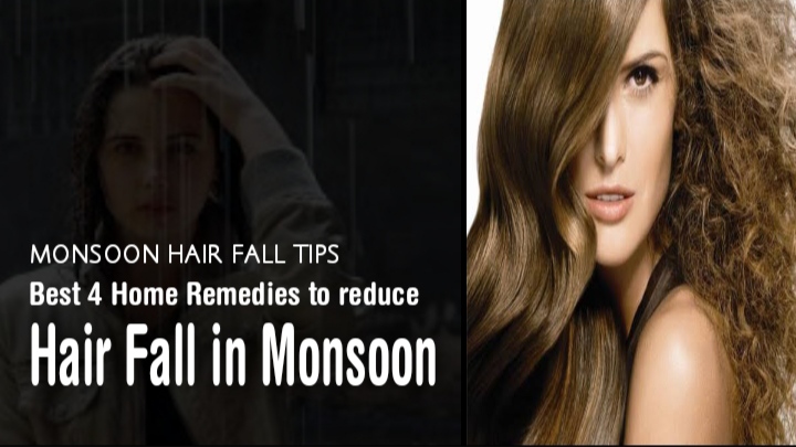 Best 4 Home Remedies to reduce hair fall in monsoon