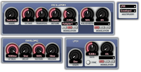 The Aspect Plugin fading in the depth of an LFO