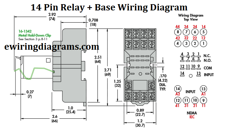 14 Pin Relay Wiring Diagram Base Wiring Diagram Electrical Wiring Diagrams Platform