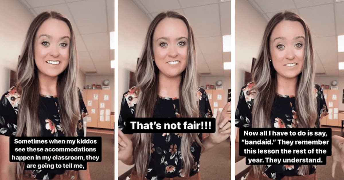 Teacher Explains Equity, Telling Students Why They Can't Be Treated Equally And Goes Viral
