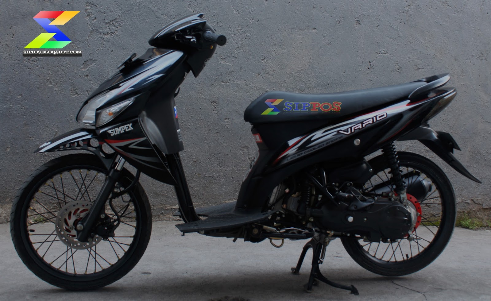 20 Gambar Modifikasi Honda Vario CW Terbaru 2015 ala Drag 