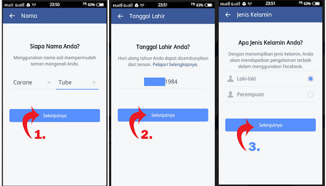 Cara membuat facebook