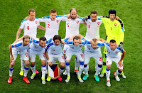 SELECCIÓN DE LA REPÚBLICA CHECA - Temporada 2015-16 - Limbersky, Kaderabek, Hubnik, Sivok, Petr Cech; Plasil, Lafata, Rosicky, Krejci, Skalak y Darida - REPÚBLICA CHECA 2 (Skoda, Necid) CROACIA 2 (Perisic, Rakitic) - 17/06/2016 - Eurocopa de Francia 2016, grupo D - Saint-Étienne, Francia, Estadio Geoffroy-Guichard