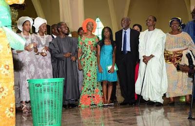 Vice president Inauguration Thanksgiving Service amid family