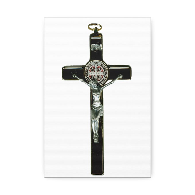 St. Benedict Crucifix Canvas