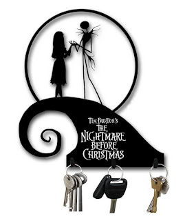 Nightmare Before Christmas Hilltop Metal Key Hooks