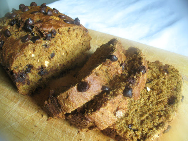 Pumpkin Chocolate Chip Bread