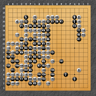 棋譜解説図（数字、記号入り）