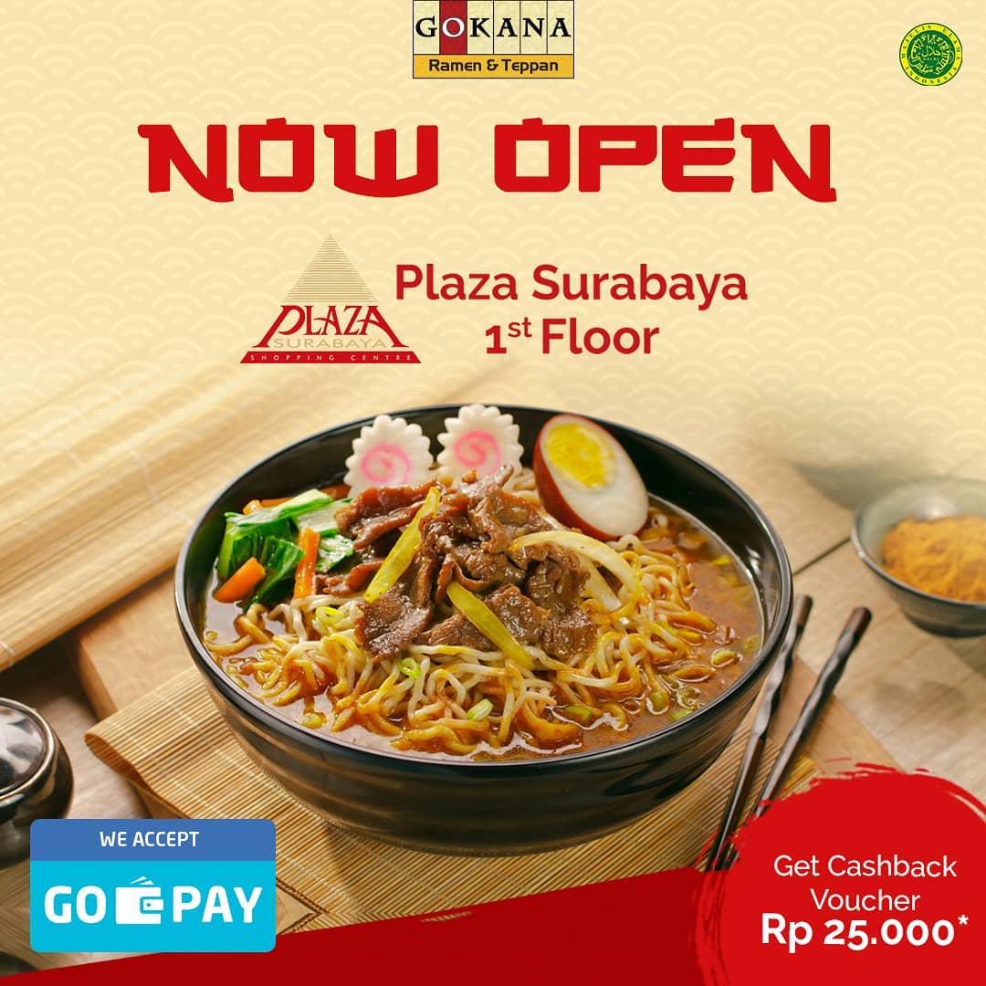 #Gokana - Promo Cashback 25K di Opening Gokana Plaza Delta Surabaya 