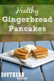 Healthy Gingerbread Pancake Recipe - Gluten Free, Low Fat, Sugar Free