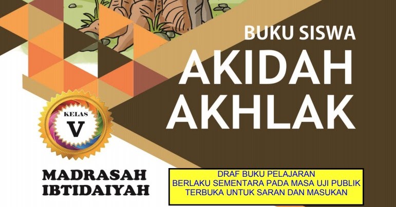 Buku Akidah Akhlak Mi Kelas 5 K13 Tahun 2020