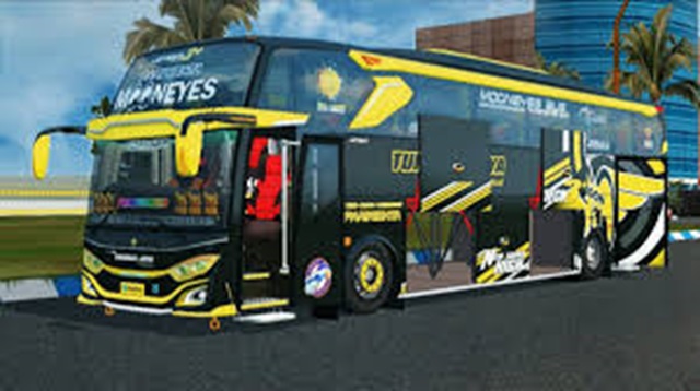 Livery BUSSID Mooneyes