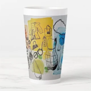 Art Latte Expressionist Coffee Cups by Artmiabo