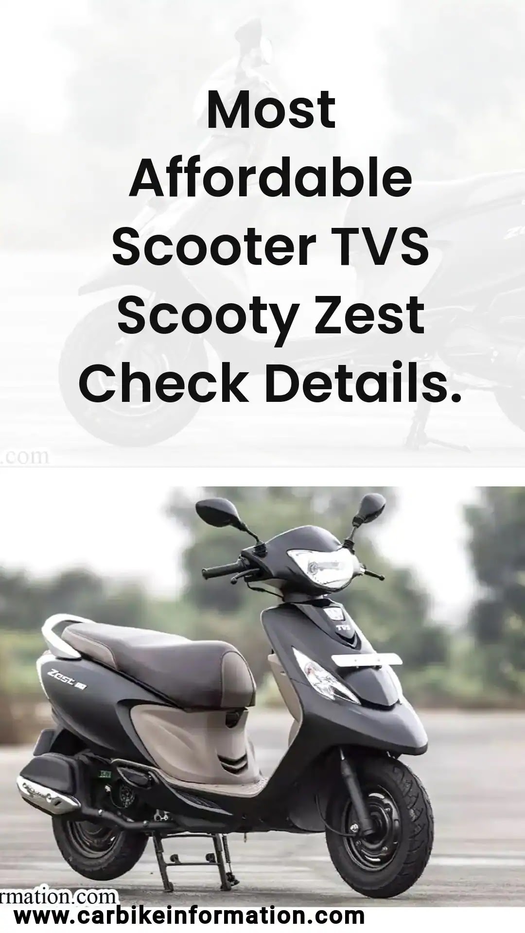 TVS Scooty Zest