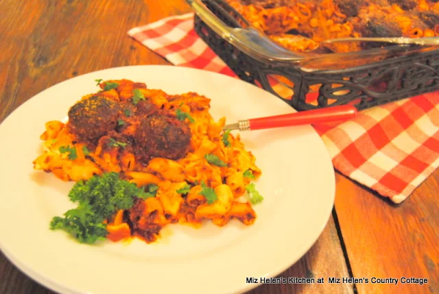 Italian Meatball Casserole at Miz Helen's Country Cottage