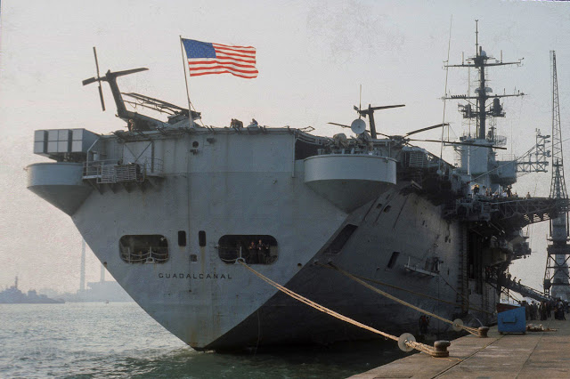 U.S.S. Guadalcanal (LPH-7).Southampton